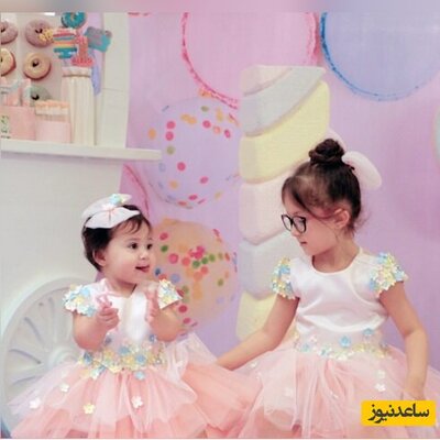 آرا ویرا کردن نبات کوچولوی شاهرخ استخری برای رفتن به تولد دوستش/ چقدر ناز شده قند و عسل