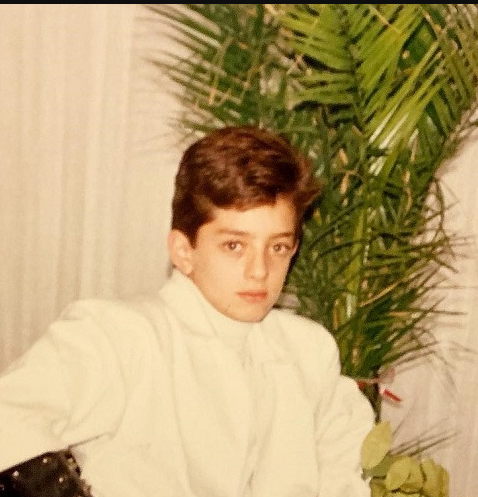 بهرام رادان در کودکی