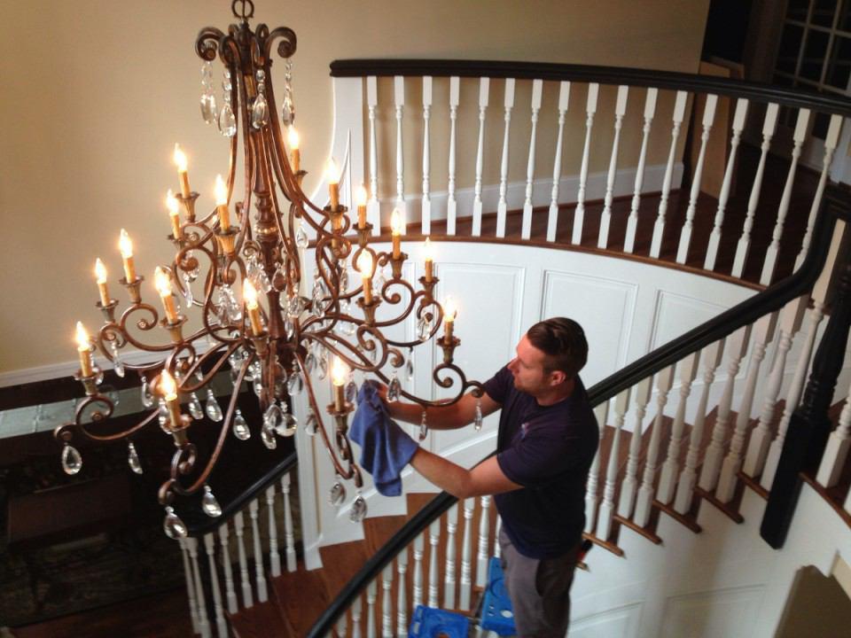 روش خانگی تمیز کردن لوستر