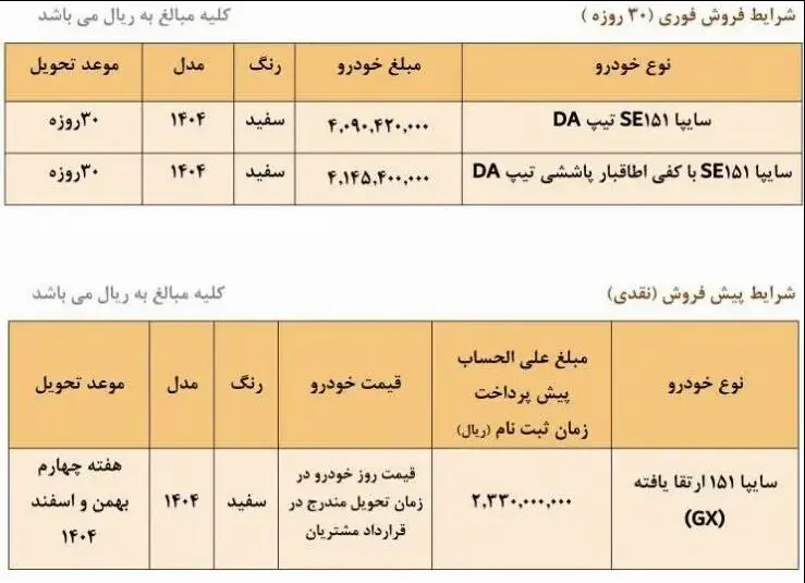 تصویر وانت سایپا 151