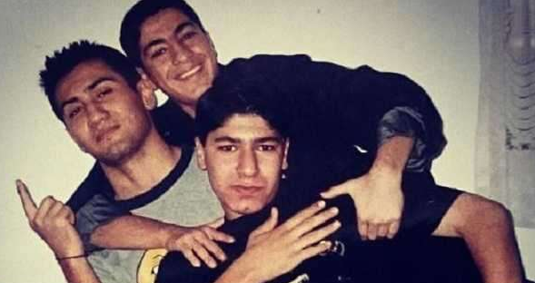 نوید محمدزاده در دوران مدرسه