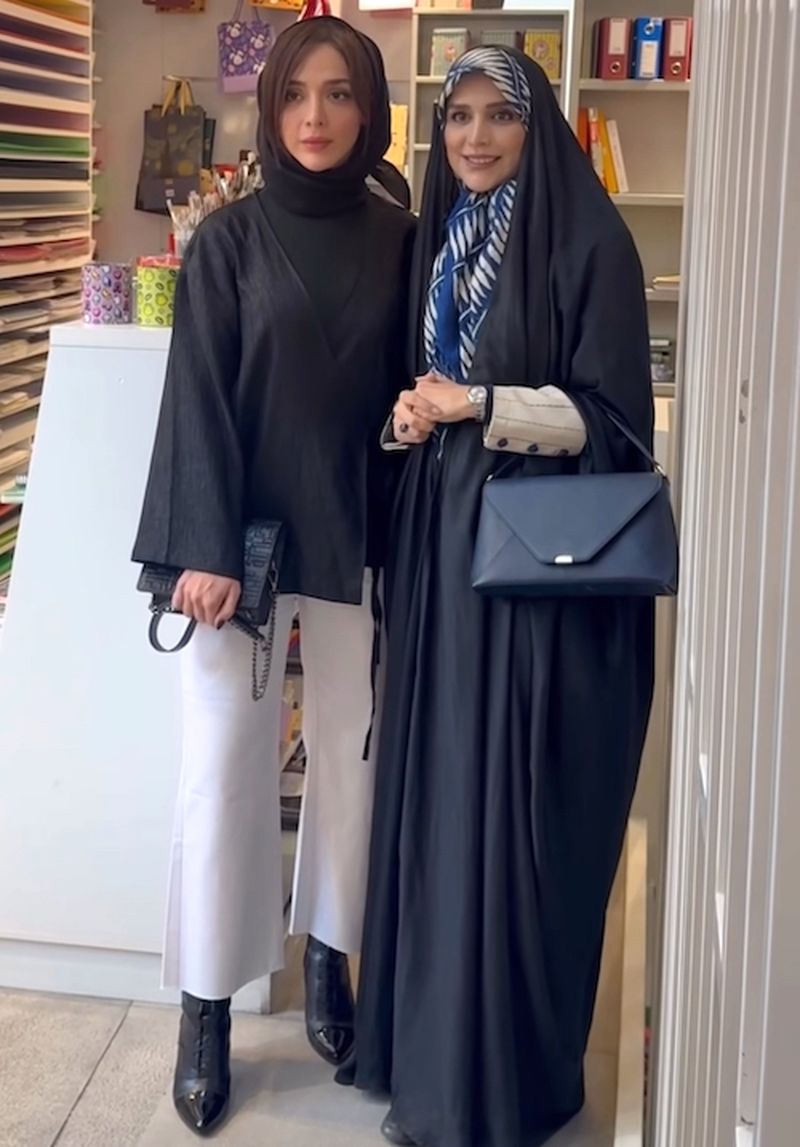 استایل سیاه و سفید المیرا دهقانی