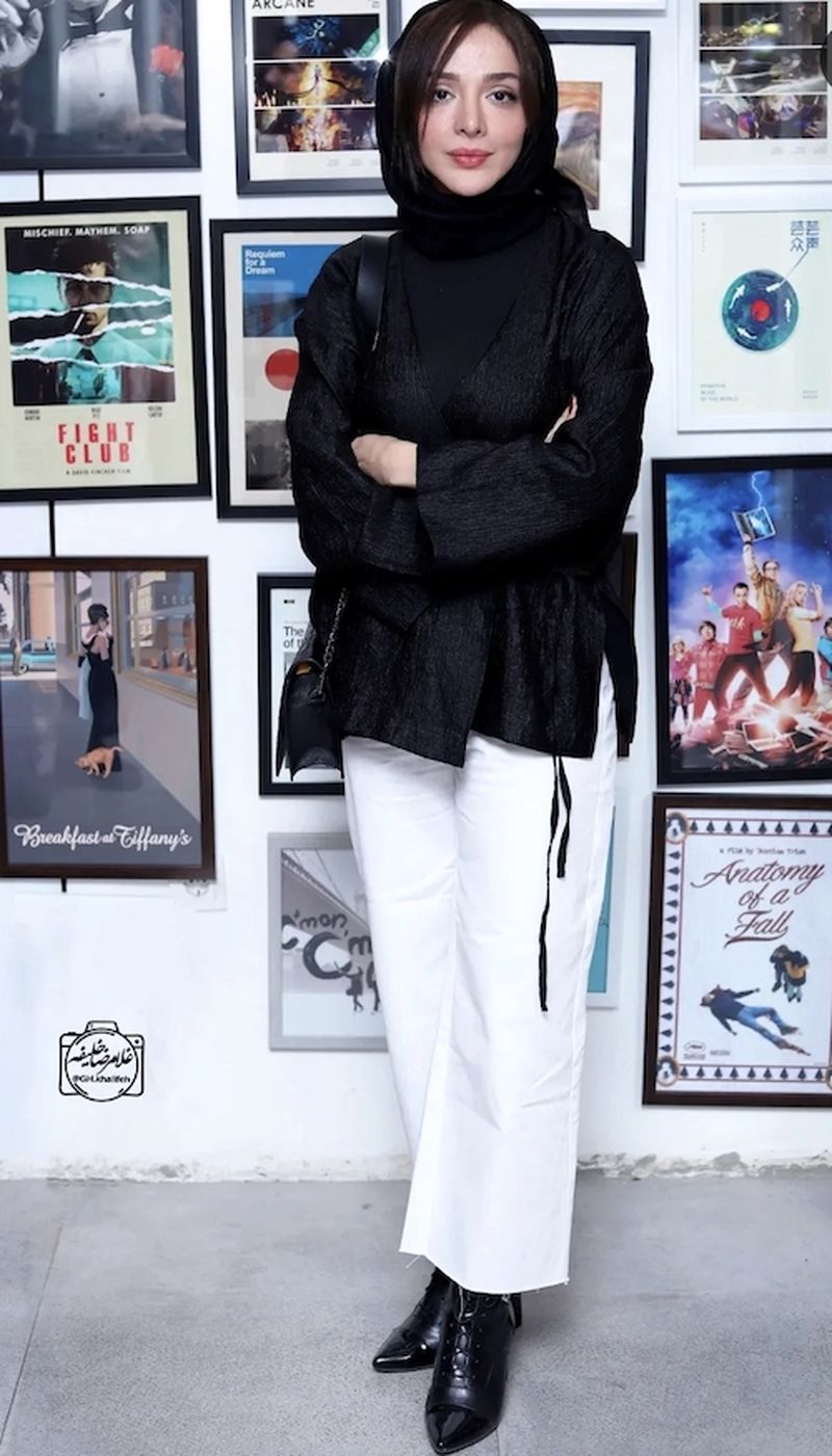 استایل سیاه و سفید المیرا دهقانی