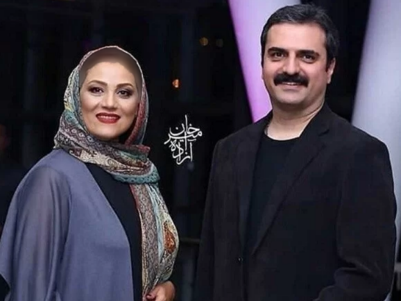 شبنم مقدمی و همسرش