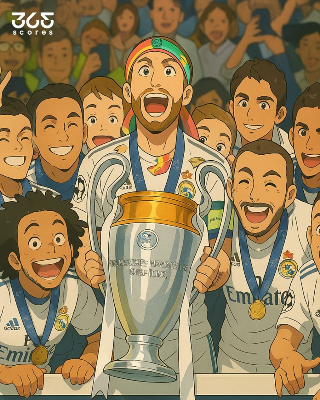 راموس و قهرمانی در لیگ قهرمانان اروپا 