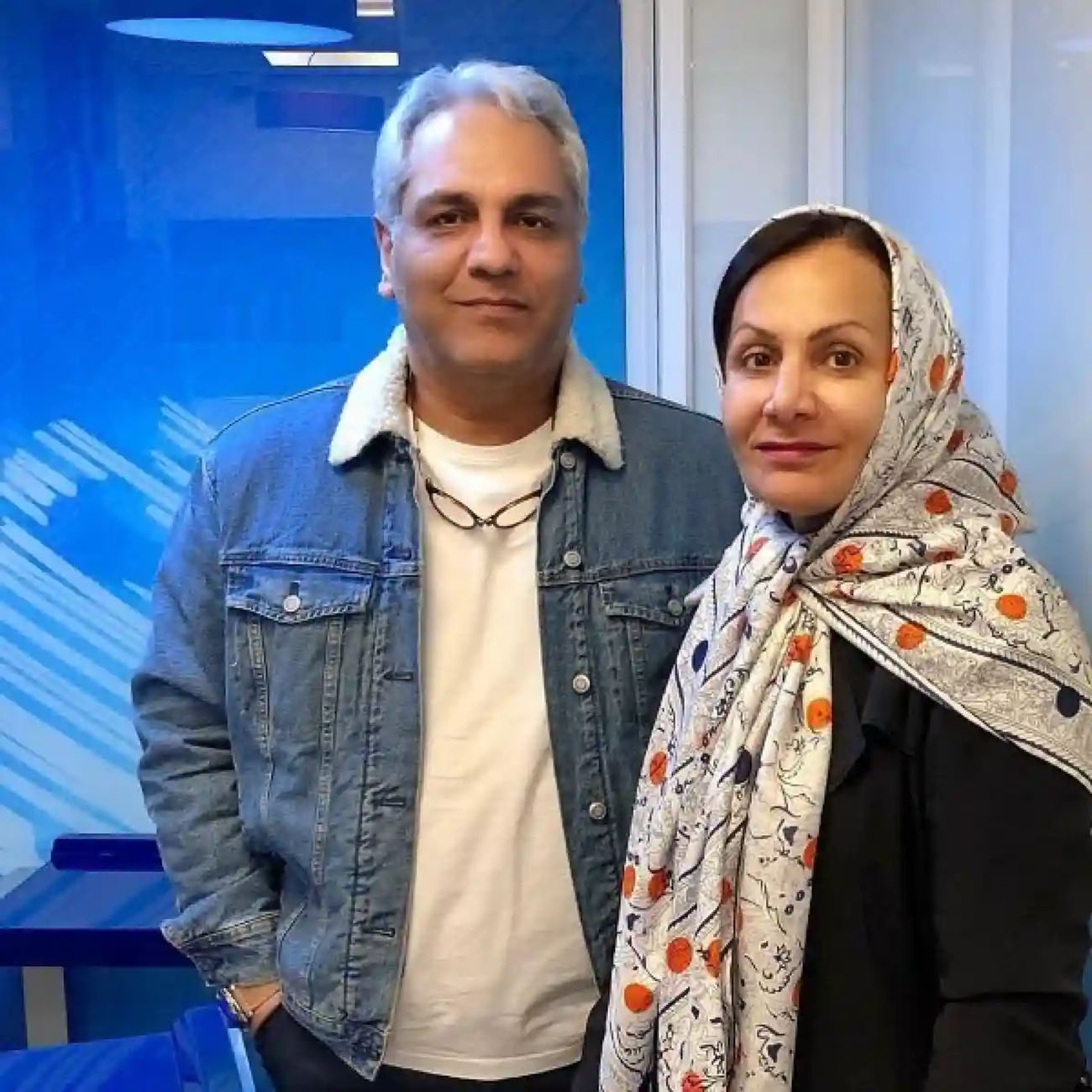 مهران مدیری و همسرش