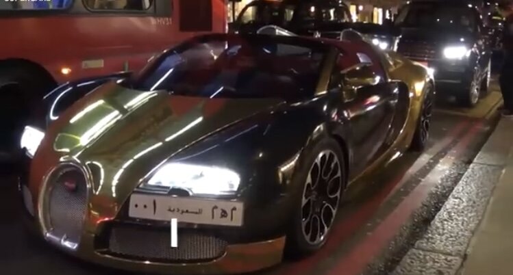 قیمت نجومی خودروی طلایی بنسلمان!/ عکس