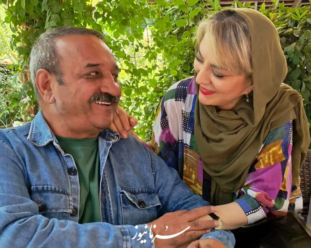 عکس عاشقانه حمیرا ریاضی و علی اوسیوند