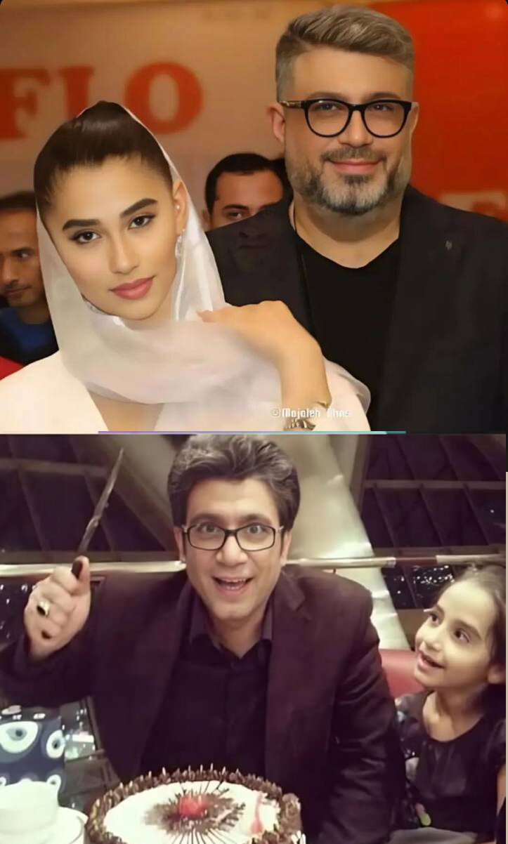 قابی دیدنی از رضا رشیدپور و دخترش در گذر زمان