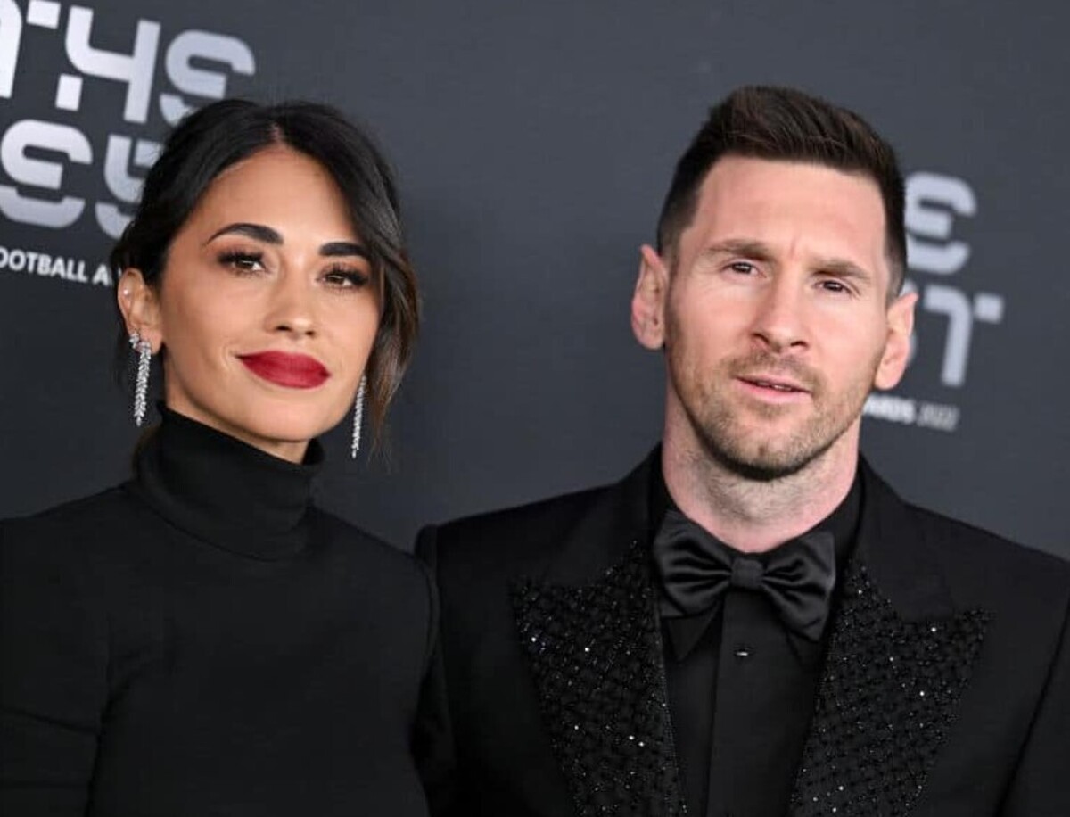 مسی و همسرش