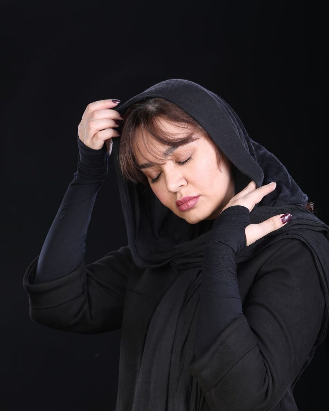 پوشش متفاوت ندا قاسمی