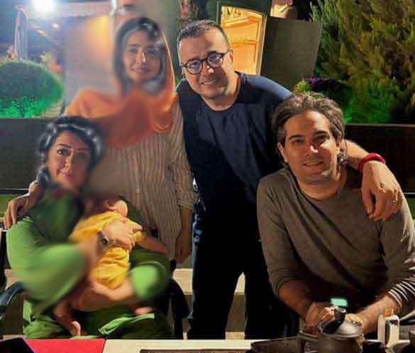 خانواده امیرسلیمانی و دوستانشان