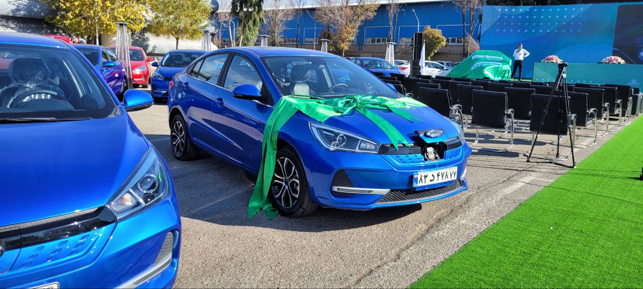 رونمایی از خودرو برقی مونتاژی چینی