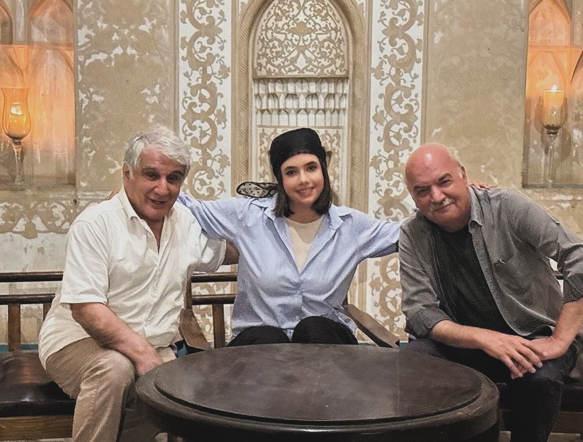 عکس نفس بازغی در کنار مهدی هاشمی و ایرج طهماسب