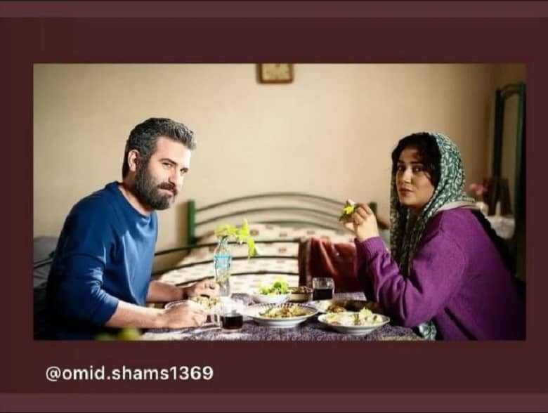 پریناز ایزدیار و هوتن شکیبا ضیافت عاشقانهای بر پا کردند.