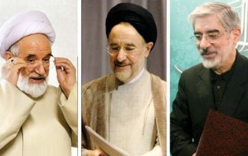 موسوی - خاتمی و کروبی