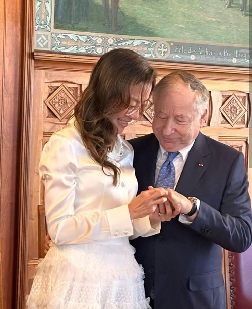 مراسم عروسی میشل یئو