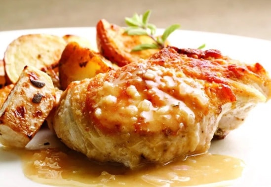 مرغ-بریان-سریع-و-سبزیجات