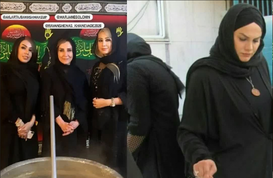 نذری دادن بازیگران ایرانی