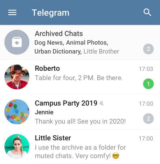 ترفند تلگرام