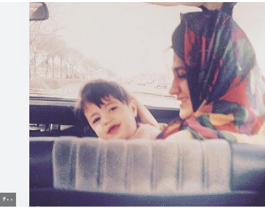 تصویری از ناهید مسلمی در دوران جوانی