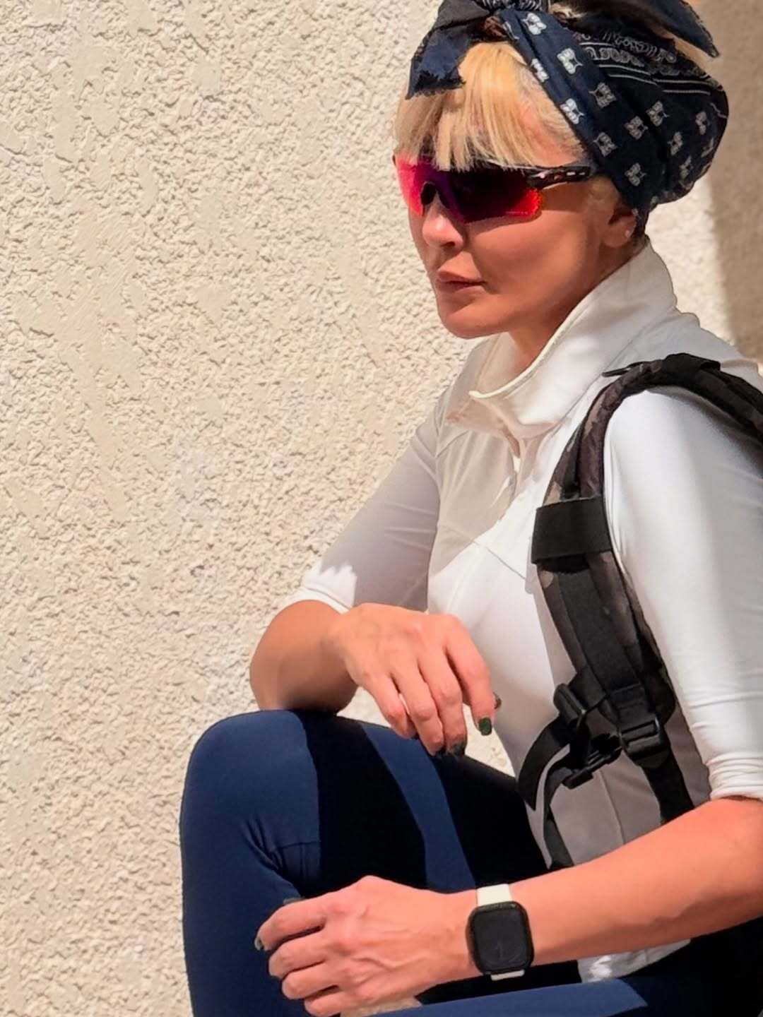 عکس مریم معصومی با لباس ورزشی