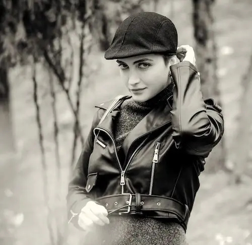 کت چرم بازیگران ایرانی