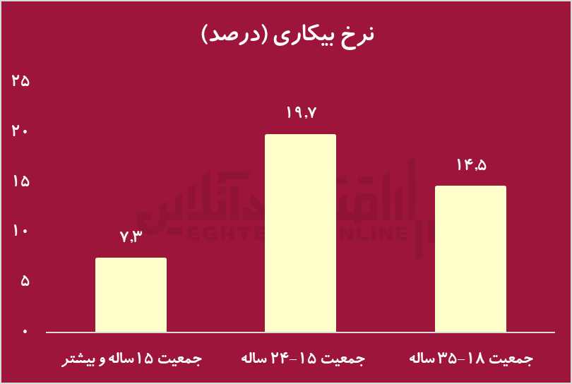 نصف جمعیت ایران، بیکارند/ ۸۶ درصد از زنان در بازار کار حضور ندارند