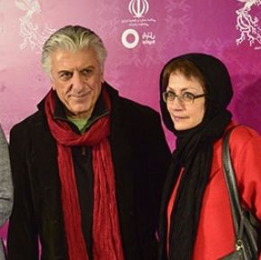 رضا کیانیان در کنار همسرش دیده شد