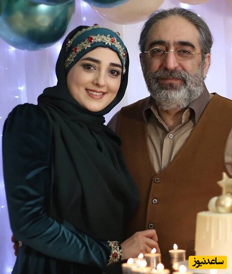 ستاره سادات قطبی و همسرش