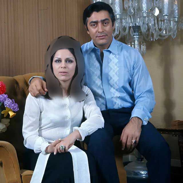 عاشقانه ترین عکسی که از "فردین" و همسرش منتشر شد/ عکس