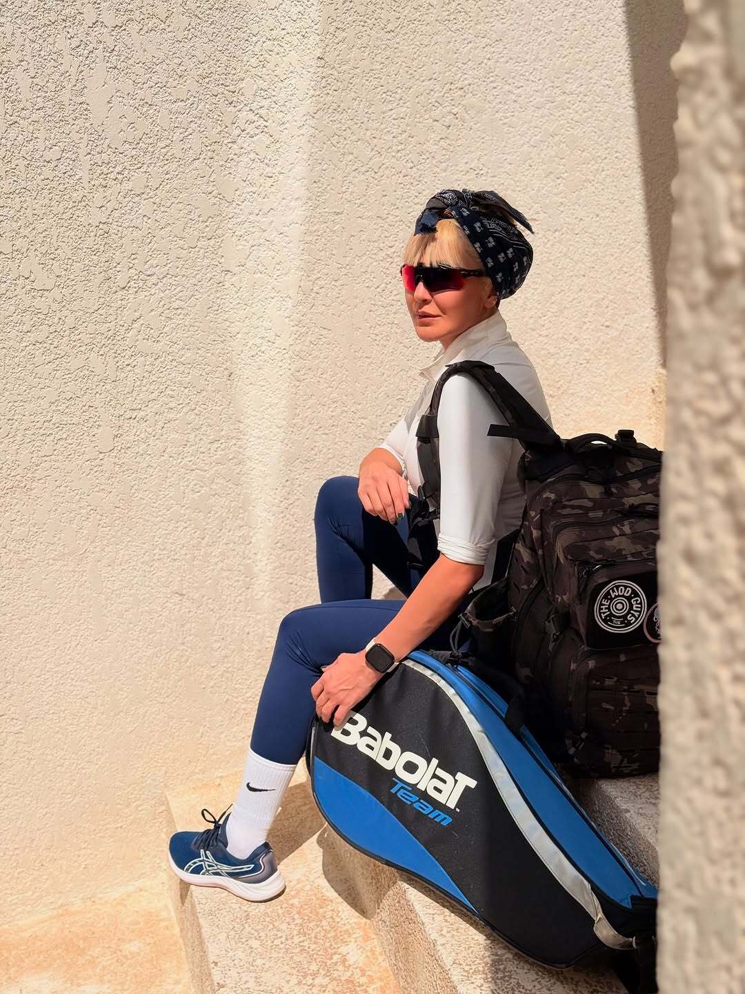 استایل مریم معصومی در تنیس