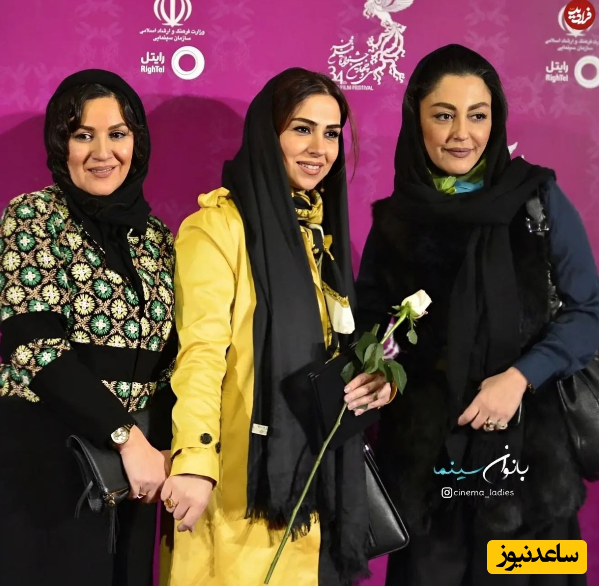 شقایق فراهانی، تینا پاکروان و ستاره اسکندری در جشنواره فجر