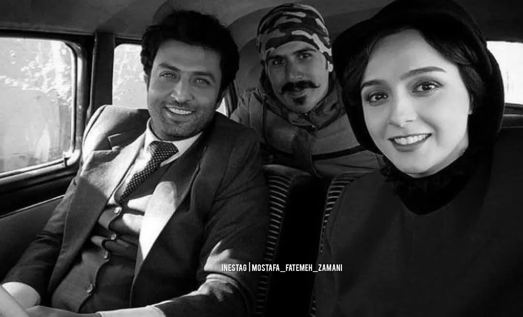 عکس پشت صحنه شهرزاد - مصطفی زمانی و ترانه علیدوستی