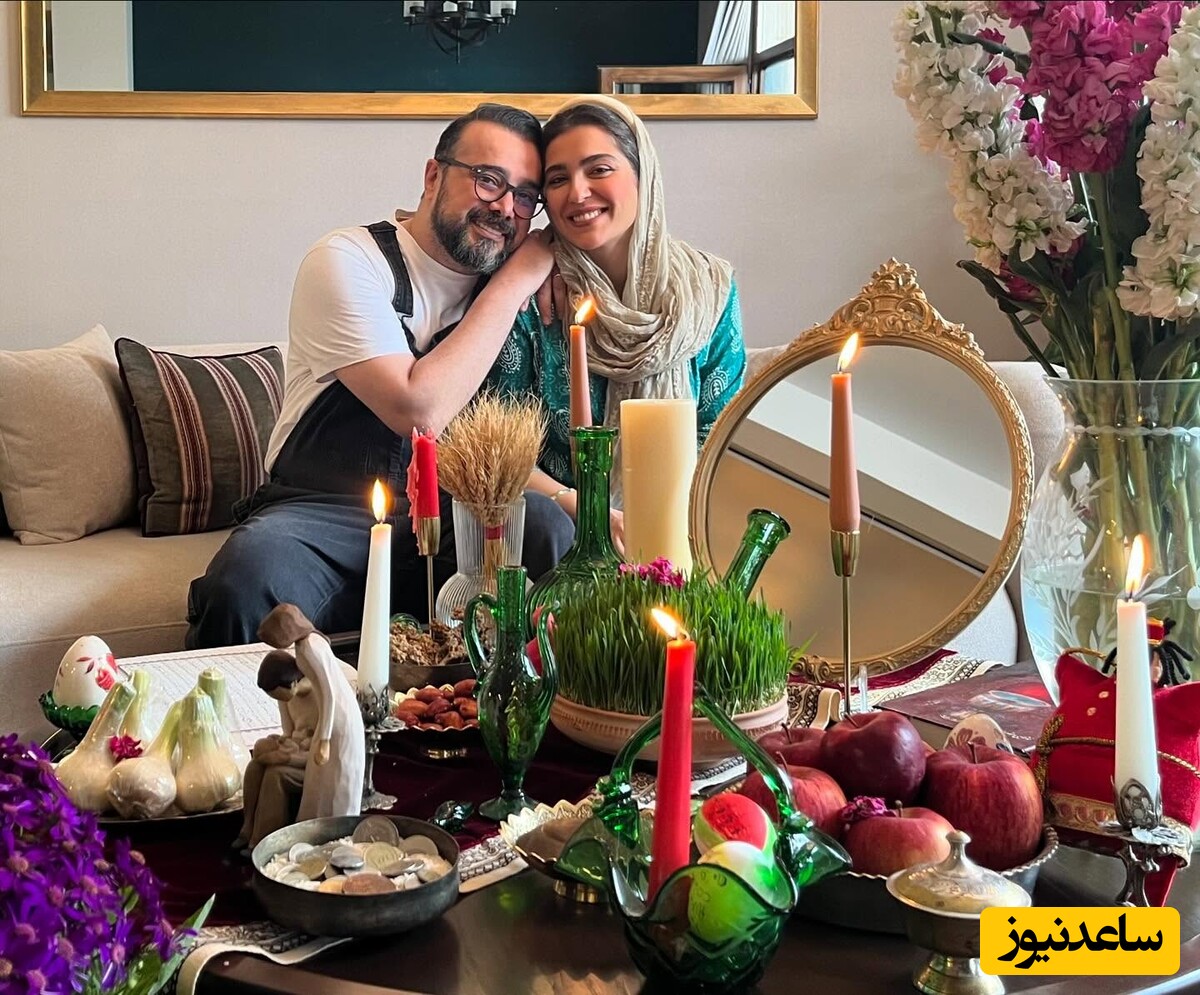 سپند امیرسلیمانی و همسرش