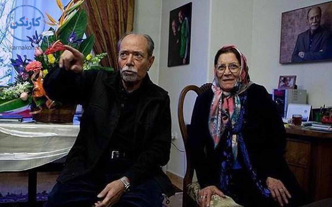 علی-نصیریان-و-همسرش