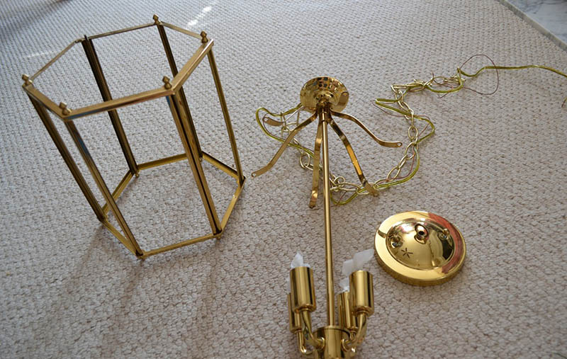 تمیز کردن لوستر 3