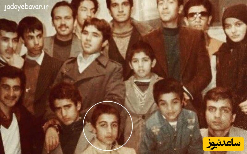 تصویر نوجوانی رضا عطاران