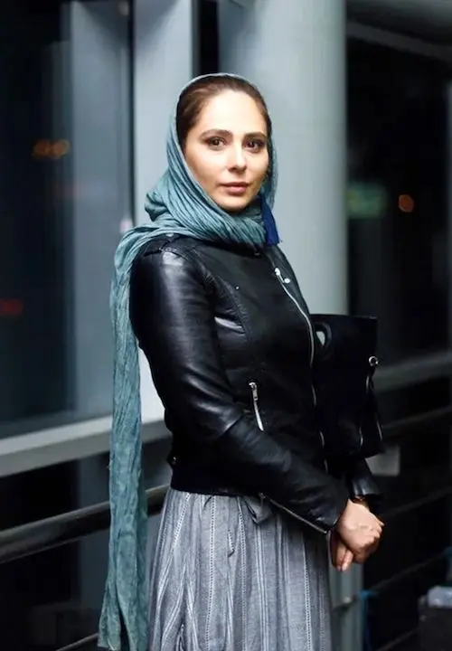 کت چرم بازیگران ایرانی