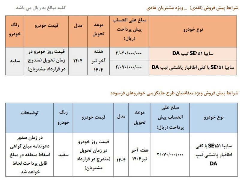 وانت سایپا 151