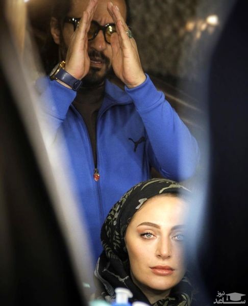 نگین معتضدی و همسرش