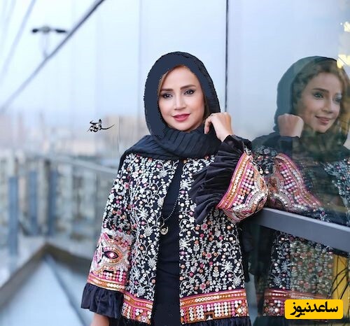 تصویر پنجم مانتو سوزن دوزی شده