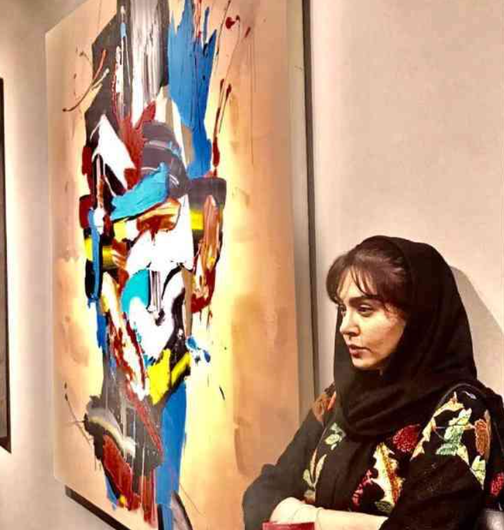 ندا قاسمی در گالری نقاشی