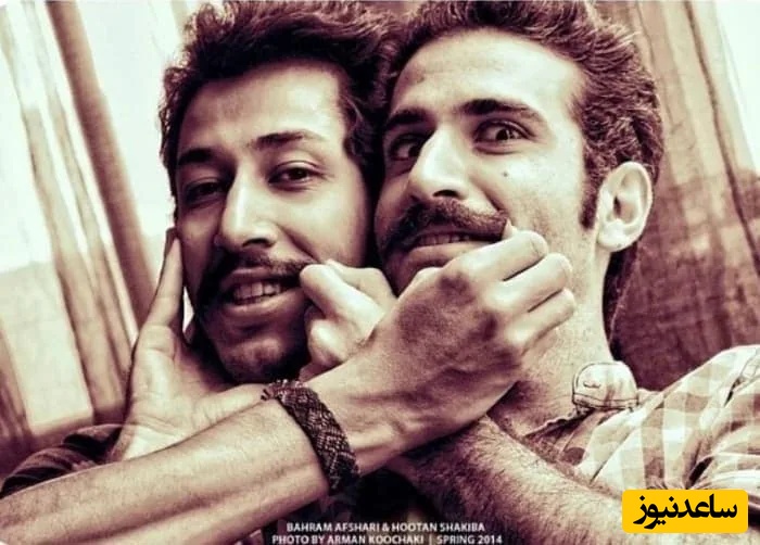 عکس کمتر دیده شده بهرام افشاری و هوتن شکیبا