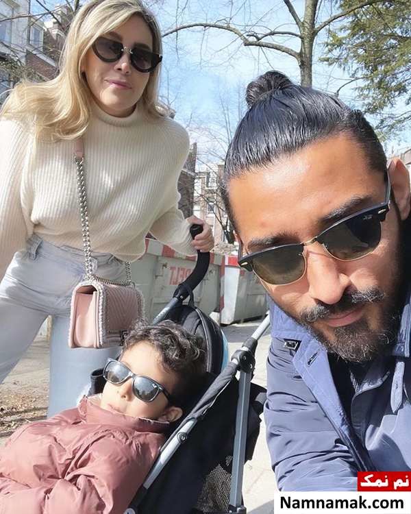  رضا قوچان نژاد و همسرش