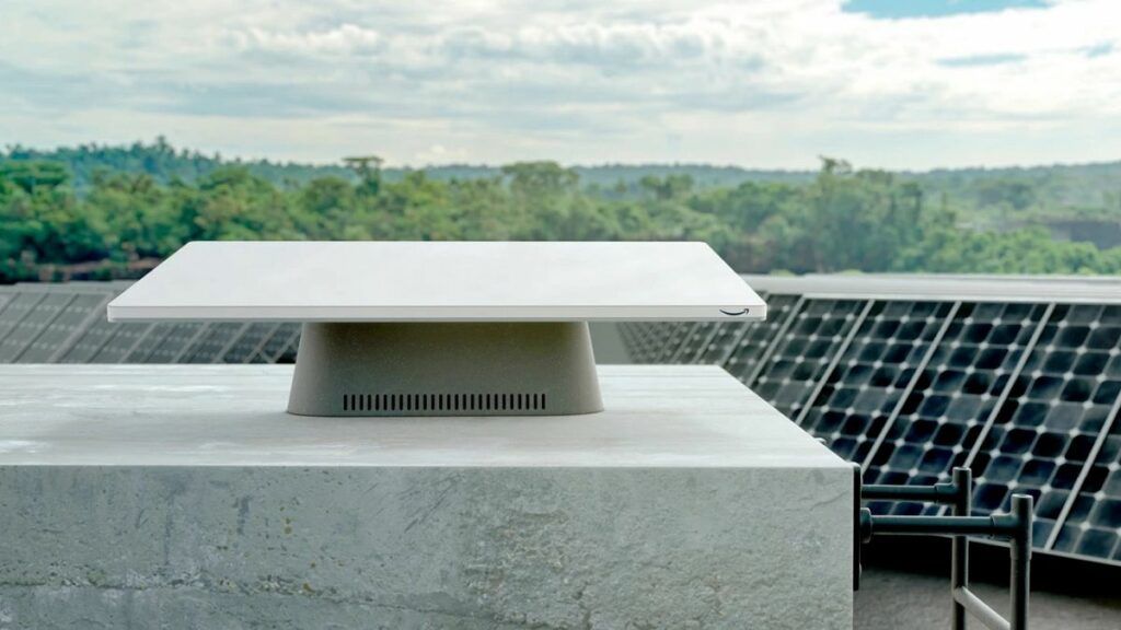 قدرتمندترین دیش اینترنت ماهواره‌ای آمازون