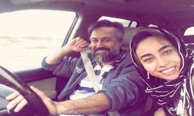 اولین عکس از زن چشم رنگی دانیال حکیمی / شیک تر از دخترش !