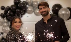 بلایی که بیرانوند سر صورت زنش آورد + عکس چهره داغون اکرم بعد از ناراحتی