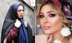 تیپ خیلی خفن نیوشا ضیغمی در پشت صحنه / حجابت کو ؟!