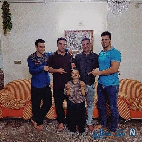 فرزندان رشید و قدبلند اسدالله یکتا بازیگر کوتاه قد سینما/عکس - خبرآنلاین